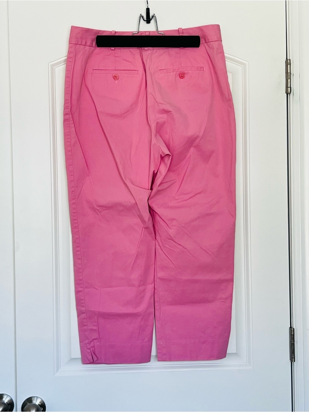 Talbots Pink Curvy Women's Crop Pants Size 12 - Picture 2 of 10